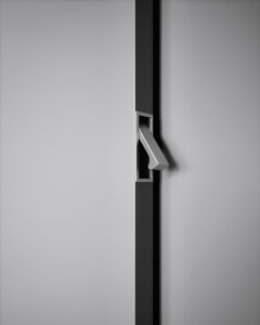 Luxury 3D effect sliding wardrobe, designed in Italy, fitted to your home by Krieder.